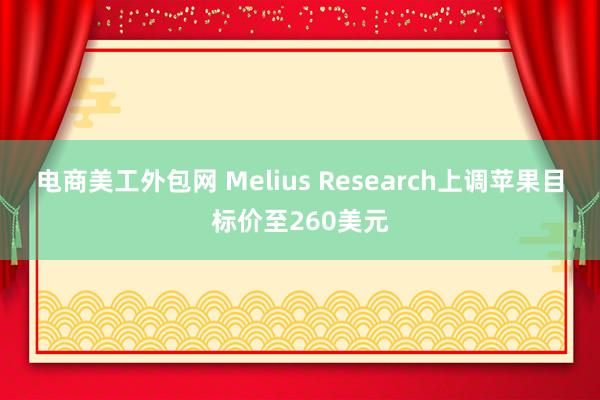 电商美工外包网 Melius Research上调苹果目标价至260美元