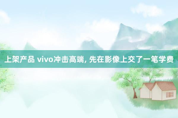 上架产品 vivo冲击高端, 先在影像上交了一笔学费